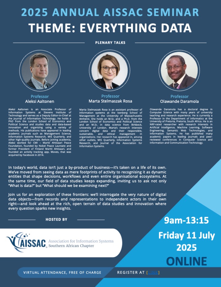 2025 Annual AISSAC Seminar: Everything Data
